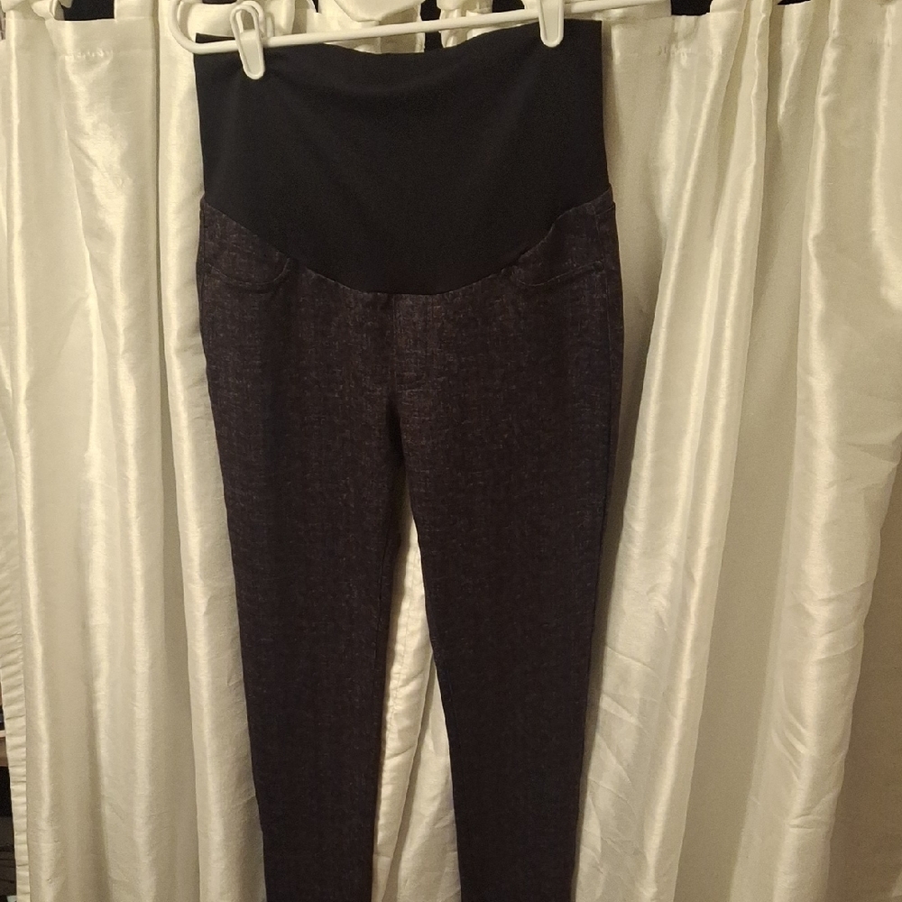 Liverpool Jeans Company Black and Dark Gray Leggings 6/28